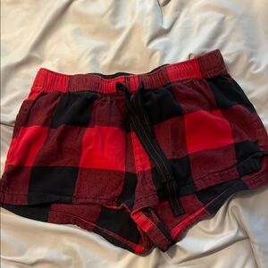 Old Navy Red and Black Athletic Shorts